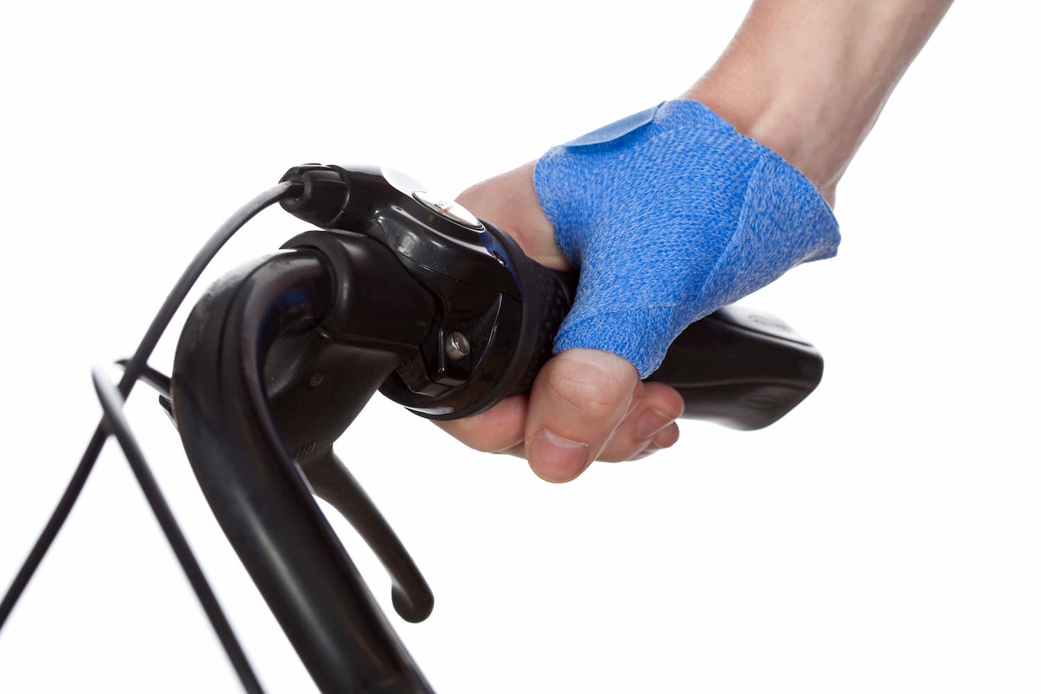 Short thumb opponens orthosis and bicycle