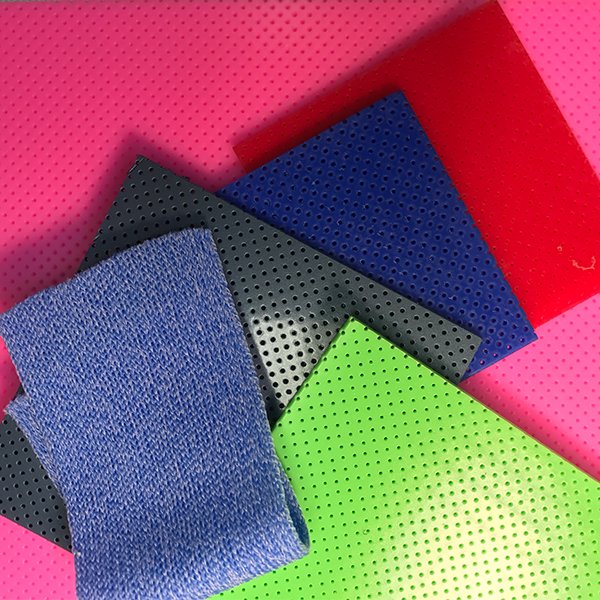 A pile of colorful thermoplastic materials for orthotic fabrication